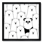 Quadro Decorativo - Panda - 50cm X 50cm - 025qnscp