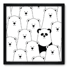 Quadro Decorativo - Panda - 50cm X 50cm - 025qnscp