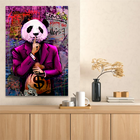 Quadro Decorativo Panda Cash
