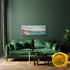 Quadro Decorativo Panorâmico Paisagem Praia Mar Para Empresa