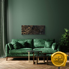 Quadro Decorativo Panorâmico Verso Do Alcorão Gold 90x35cm