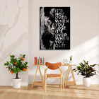 Quadro Decorativo Pantera Never Give Up
