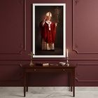 Quadro Decorativo Papa Francisco  - 70x50cm Moldura Preta