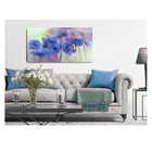 Quadro Decorativo Papoulas Azul 55x100cm