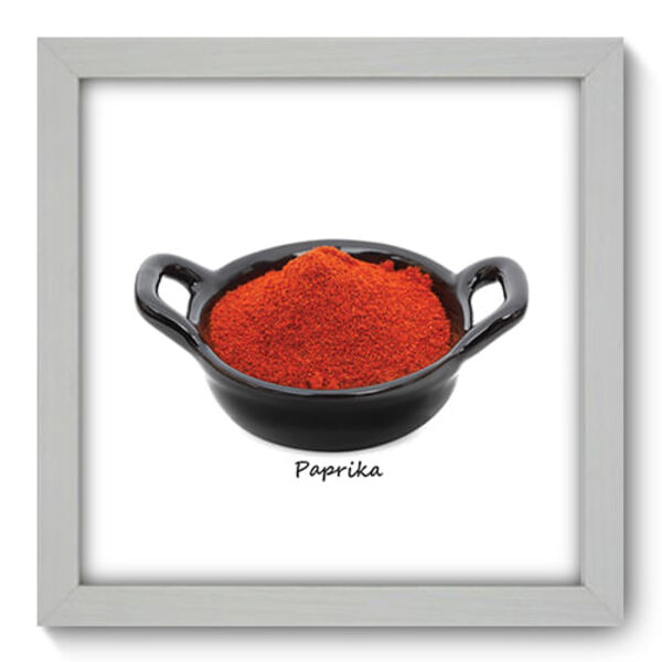 Quadro Decorativo - Páprica - 22cm X 22cm - 174qdcb