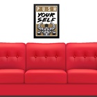 Quadro Decorativo Para Academia - Push Yourself 33x24cm Moldu