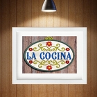 Quadro Decorativo Para Cozinha Horizontal - 60x48cm Moldura:m