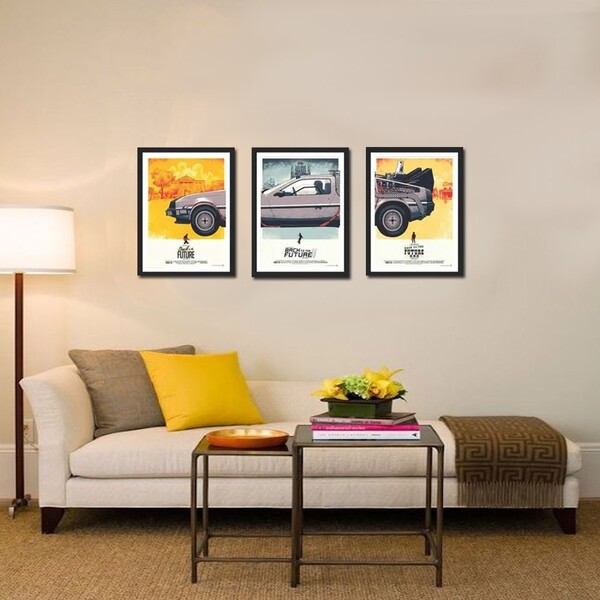 Quadro Decorativo Para Sala Carro De Volta Para O Futuro 3