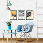 Quadro Decorativo Para Sala Carro De Volta Para O Futuro 3