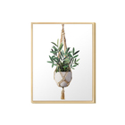 Quadro Decorativo Para Sala De Jantar Plantas Jardim Folhas V