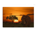 Quadro Decorativo Para Sala Quarto Escritorio 60x90cm Elefant