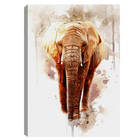 Quadro Decorativo Para Sala Quarto Escritorio 60x90cm Elefant