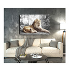 Quadro Decorativo Para Sala Quarto Escritorio 60x90cm Leão De