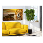 Quadro Decorativo Para Sala Quarto Escritorio 60x90cm Leão Sa