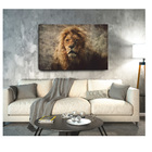 Quadro Decorativo Para Sala Quarto Escritorio 60x90cm Leão Vi