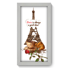 Quadro Decorativo - Paris - 19cm X 34cm - 093qdmb