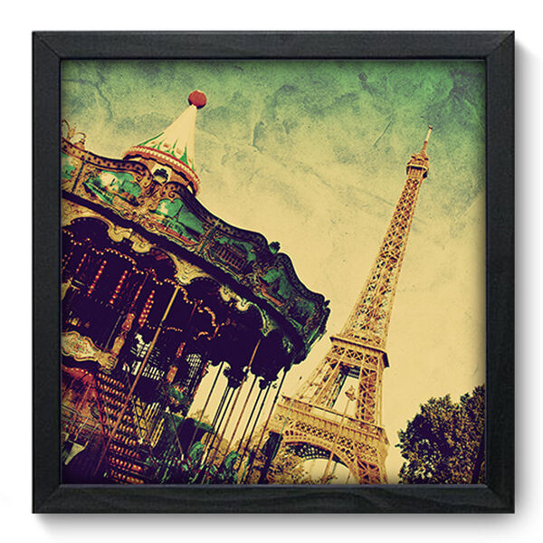 Quadro Decorativo - Paris - 33cm X 33cm - 194qdmp
