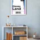 Quadro Decorativo Passagem Para Disney  - 70x50cm Moldura Bra