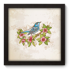 Quadro Decorativo - Passarinho - 22cm X 22cm - 069qdip