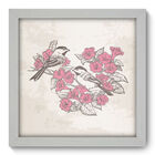 Quadro Decorativo - Pássaros - 22cm X 22cm - 020qdfb