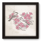 Quadro Decorativo - Pássaros - 22cm X 22cm - 020qdfp