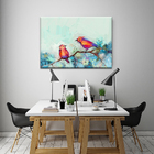 Quadro Decorativo Pássaros Rainbow Canaries - 180x100 Cm