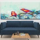 Quadro Decorativo Pássaros Rainbow Canaries - 180x100 Cm