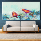Quadro Decorativo Pássaros Rainbow Canaries - 180x100 Cm