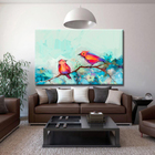 Quadro Decorativo Pássaros Rainbow Canaries - 200x120 Cm