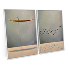 Quadro Decorativo Path Of Soul 2 Telas Minimalista Elegante 1