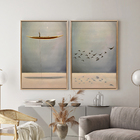 Quadro Decorativo Path Of Soul 2 Telas Minimalista Elegante 9