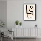 Quadro Decorativo Paul Klee Hypesheriff  - 70x50cm Moldura Pr