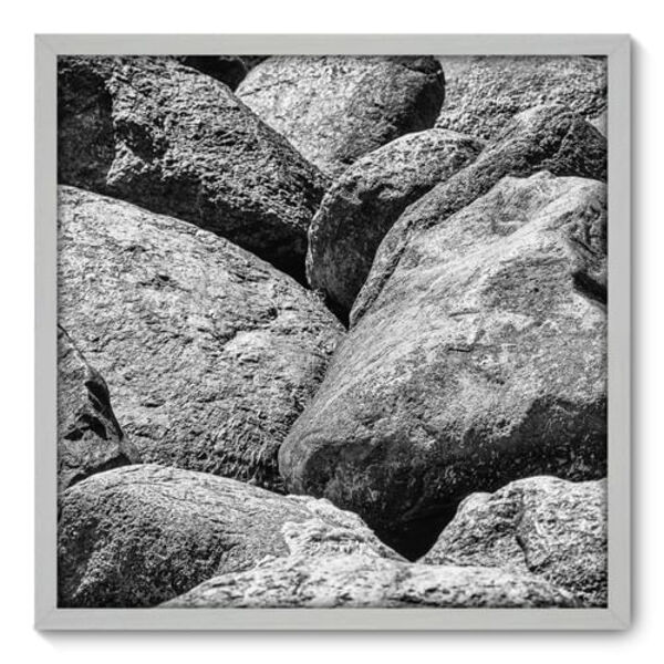 Quadro Decorativo - Pedras - 70cm X 70cm - 028qnddb