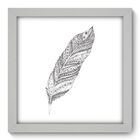 Quadro Decorativo - Pena - 22cm X 22cm - 027qnsab