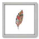Quadro Decorativo - Pena - 33cm X 33cm - 066qddb