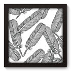 Quadro Decorativo - Penas - 22cm X 22cm - 026qnsap