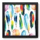 Quadro Decorativo - Penas - 33cm X 33cm - 042qdsp