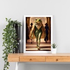 Quadro Decorativo Perereca Sexy 45x34cm Moldura Preta