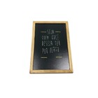 Quadro Decorativo Personalizado Em Madeira Quarto Sala Preto