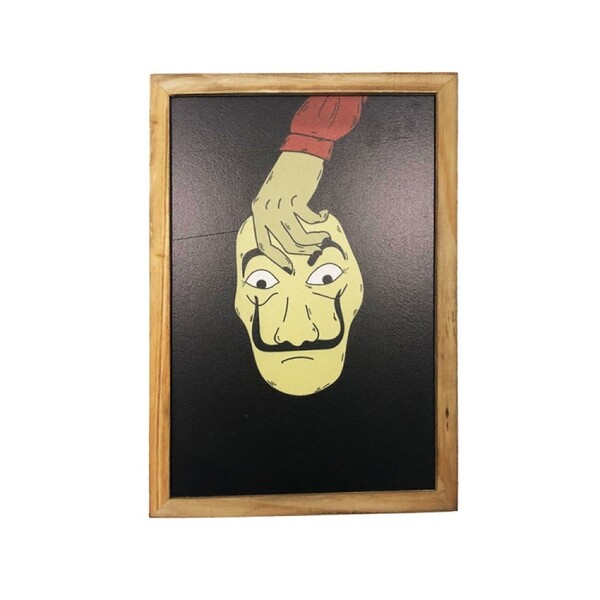 Quadro Decorativo Personalizado Mdf Professor La Casa Papel