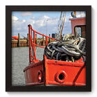 Quadro Decorativo - Pesqueiro - 22cm X 22cm - 018qdkp