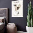 Quadro Decorativo Picasso Love Face  - 70x50cm Moldura Preta