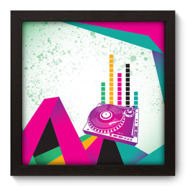 Quadro Decorativo - Pick-up - 22cm X 22cm - 026qdgp