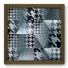 Quadro Decorativo - Pied De Poule - 33cm X 33cm - 124qddm