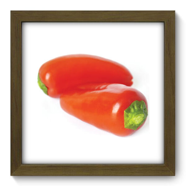 Quadro Decorativo - Pimentão - 22cm X 22cm - 110qdcm