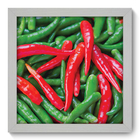 Quadro Decorativo - Pimentas - 22cm X 22cm - 115qdcb