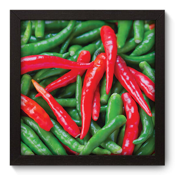 Quadro Decorativo - Pimentas - 22cm X 22cm - 115qdcp