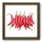 Quadro Decorativo - Pimentas - 33cm X 33cm - 134qdcm