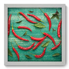 Quadro Decorativo - Pimentas - 33cm X 33cm - 136qdcb
