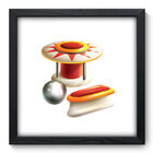 Quadro Decorativo - Pinball - 33cm X 33cm - 208qddp
